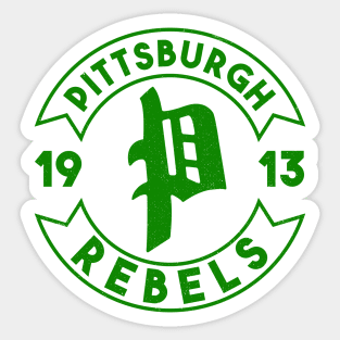 DEFUNCT - PITTSBURGH REBELS Sticker